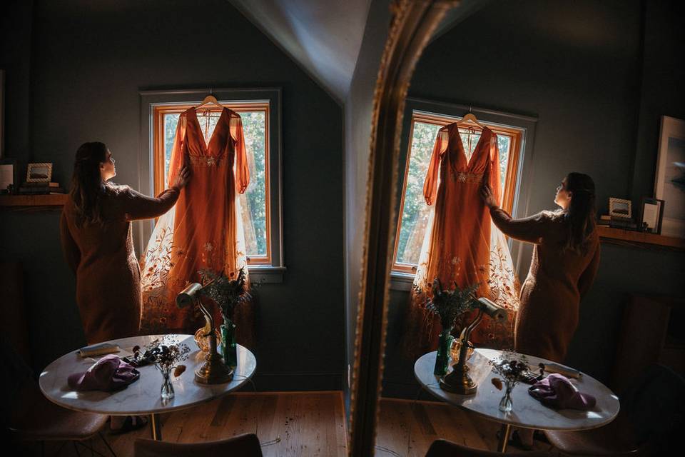 Getting dressed