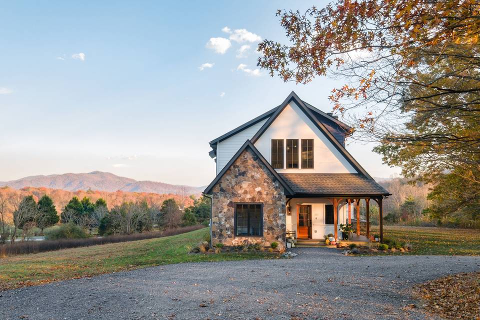 Exterior in the fall