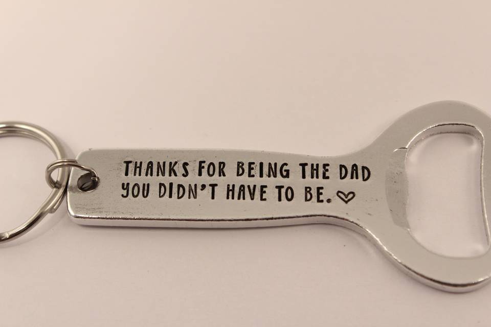 Customizable bottle opener - perfect for father of the bride, father of the groom, groomsmen, ushers, etc.