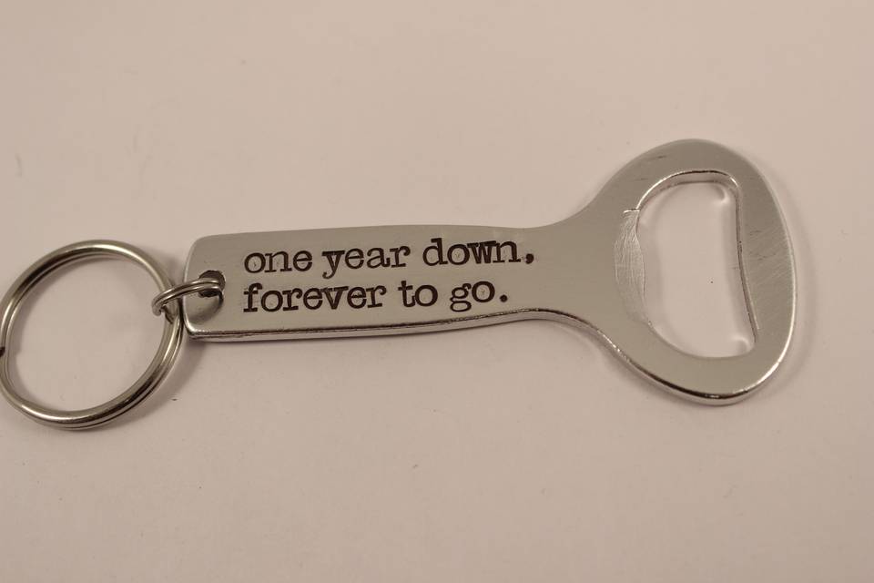 Customizable bottle opener - perfect for father of the bride, father of the groom, groomsmen, ushers, etc.