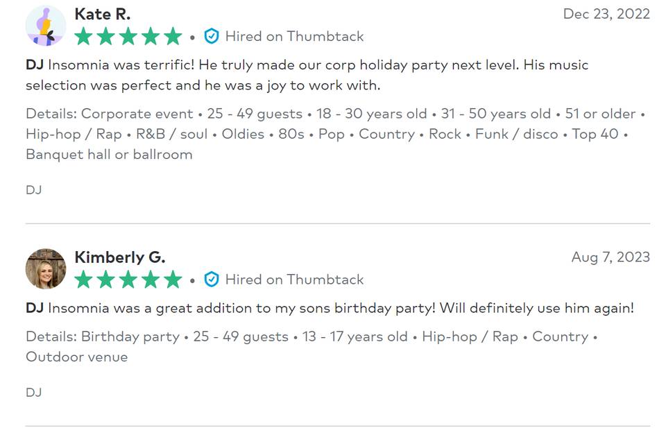 Reviews