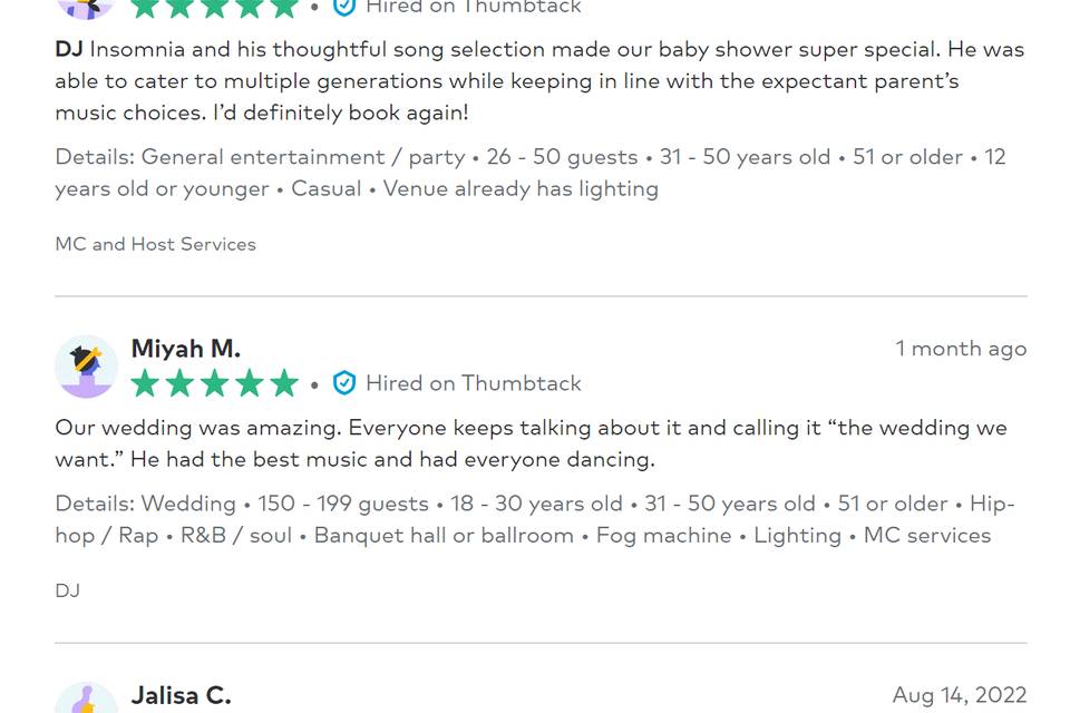 Reviews