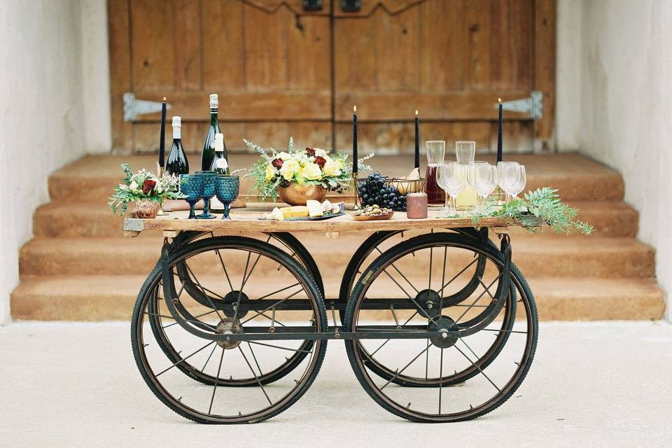 Vintage Bar Cart