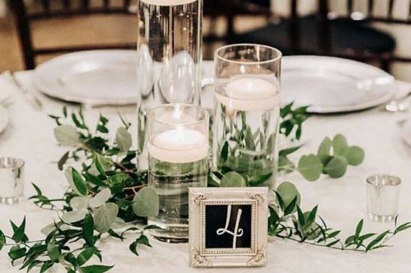 Candle centerpieces