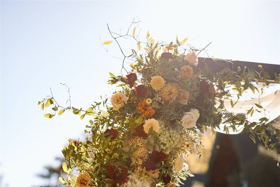 Whimsical garden arch