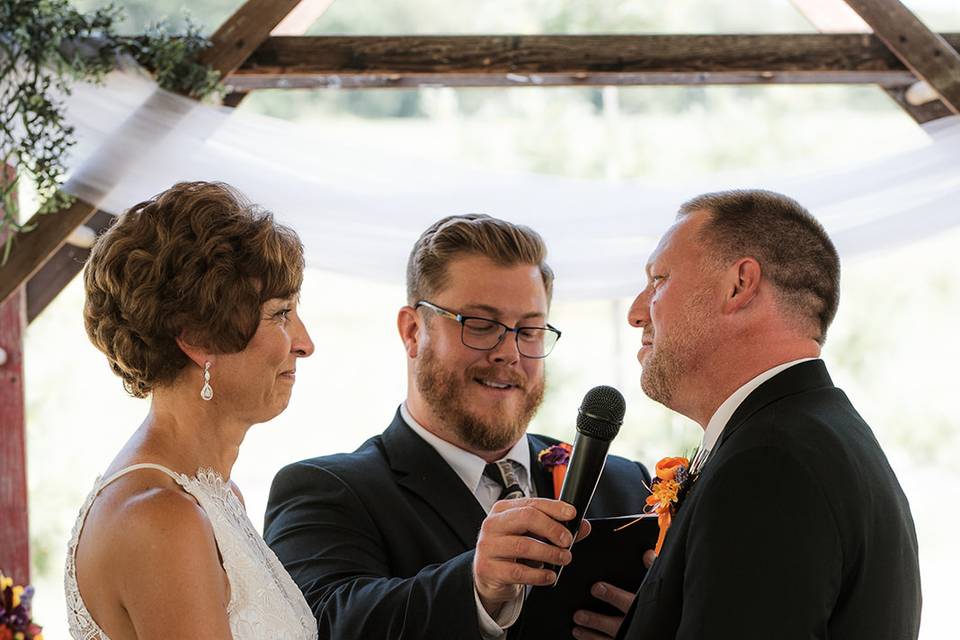 Cool Tent Wedding