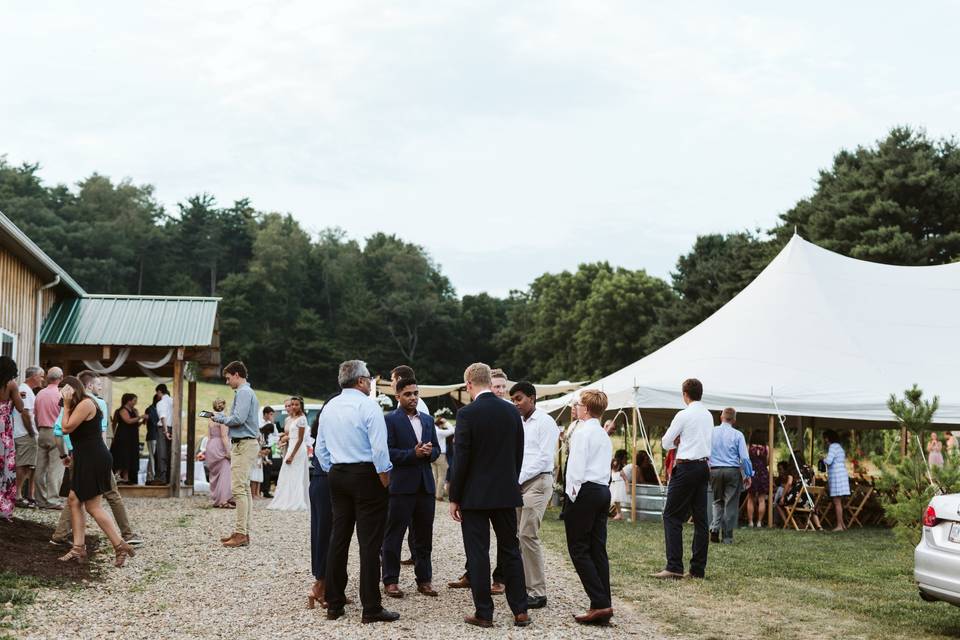 Outdoor hors d'oeuvres