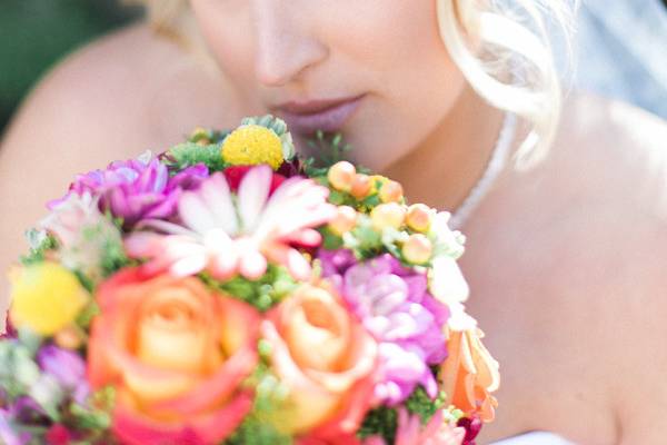 Blushing bride