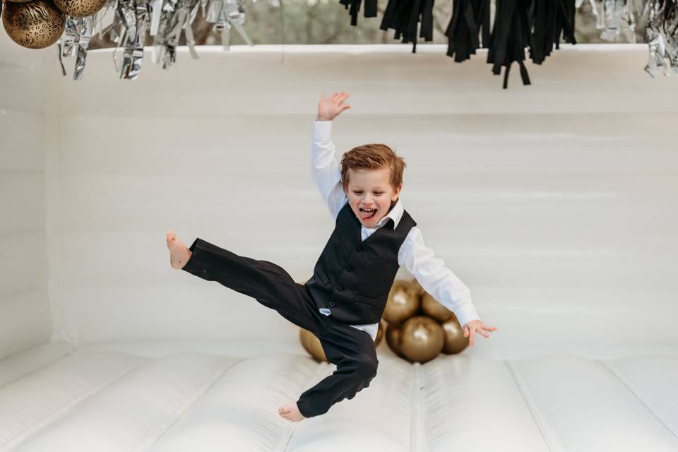 The happiest ring bearer!
