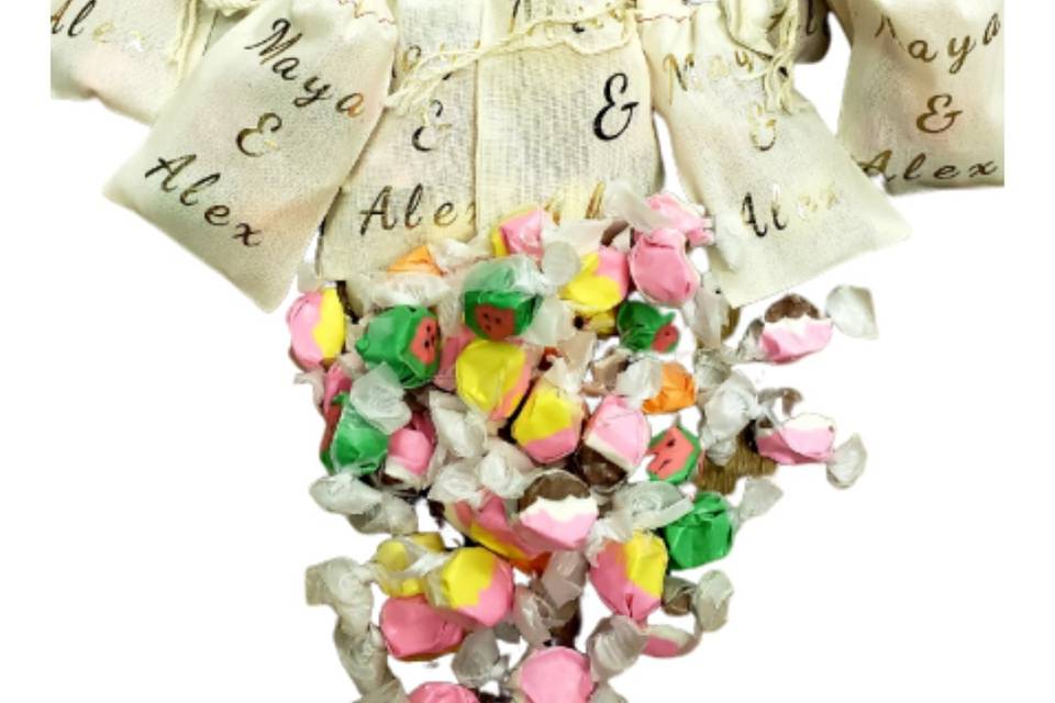 Taffy with Custom Taffy Bags