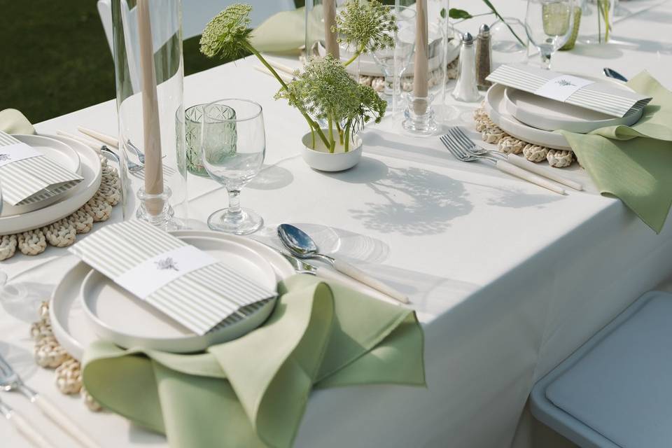 Backyard Wedding Reception