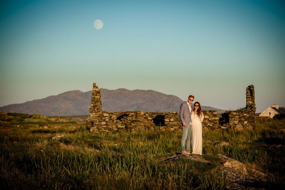 Connemara Mountains, Galway IrelandDestination Wedding