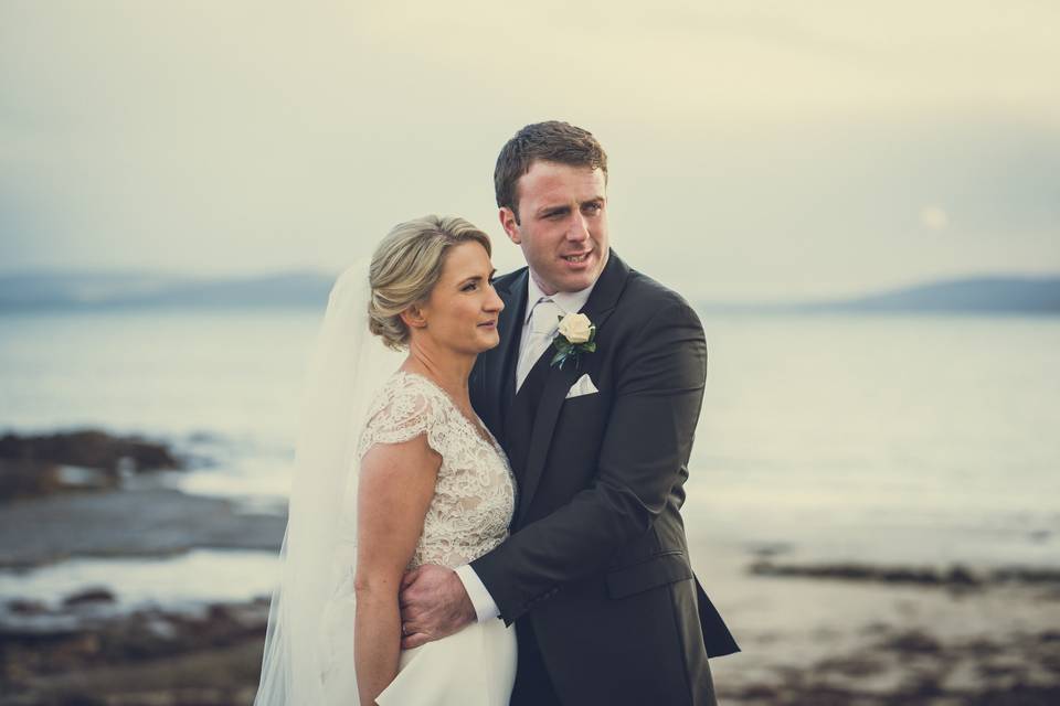 The Salthill Prom with a Galway GirlWest of Ireland, destination wedding