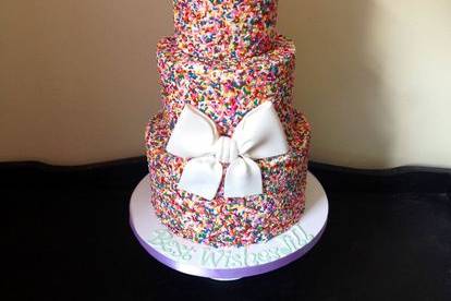 Bridal party cake