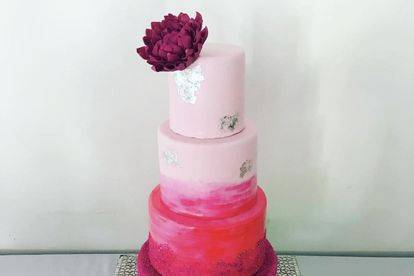 Glam wedding Cake