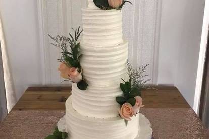 Buttercream wedding Cake