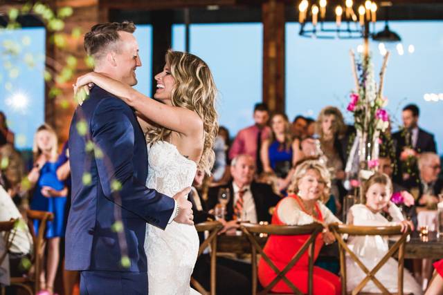 A romantic moment on the dance floor