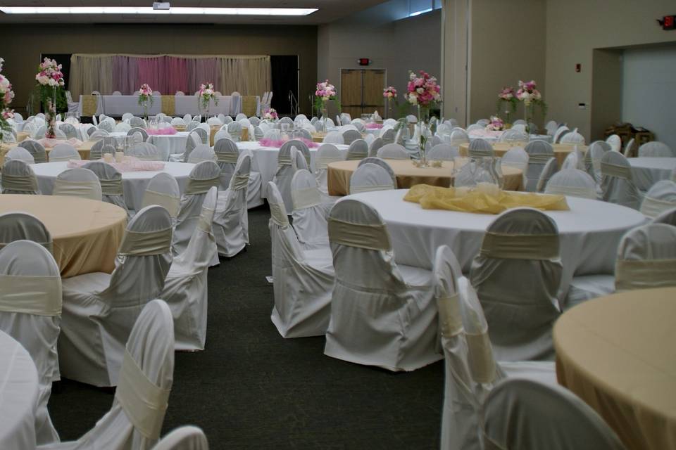 Reception set-up