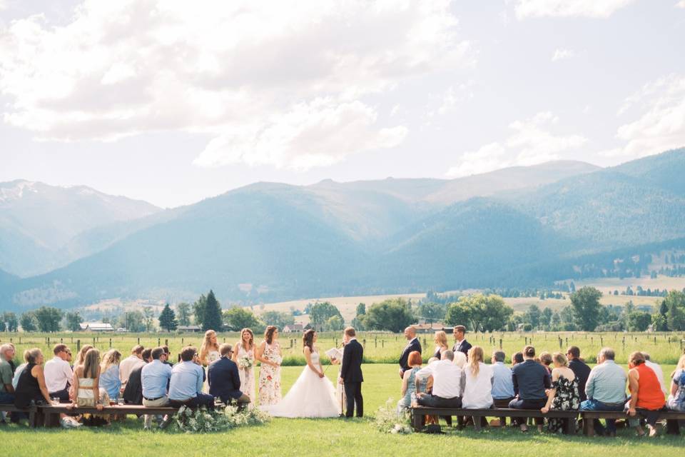 Bitterroot Mountains backdrop