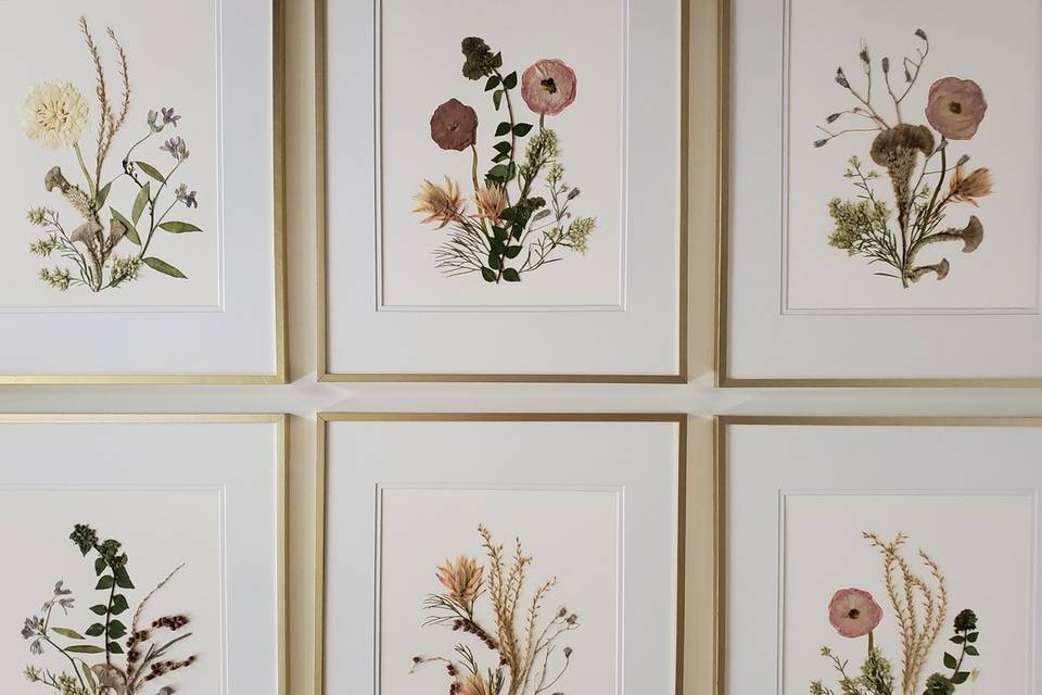 Framed Bouquet Recreations