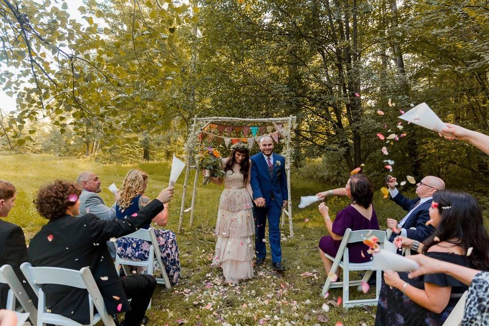 Catskills intimate wedding
