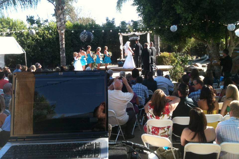 Ceremony sound mixing