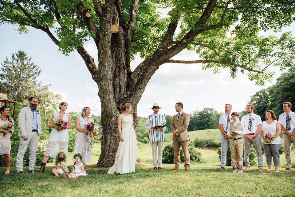 Garden wedding