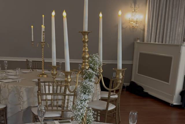 Candelabra centerpiece