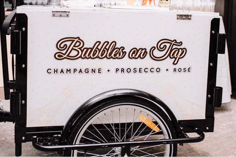 Bubbles on Tap - Prosecco Bike