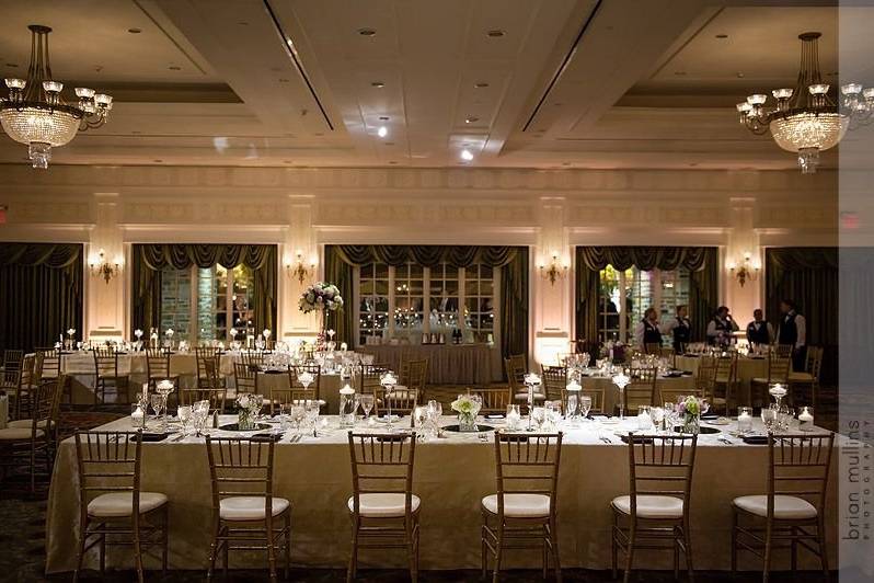 Presidents Ballroom Mix of Rectangle & Round Seating