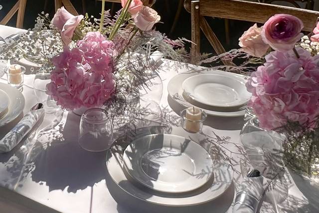 Whimsical table setting