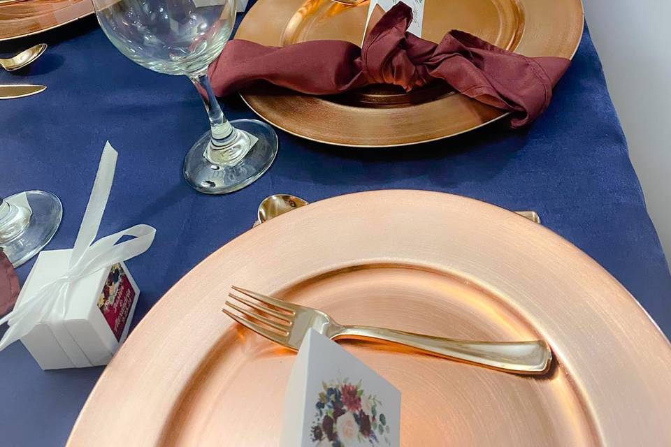 Shimmering flatware