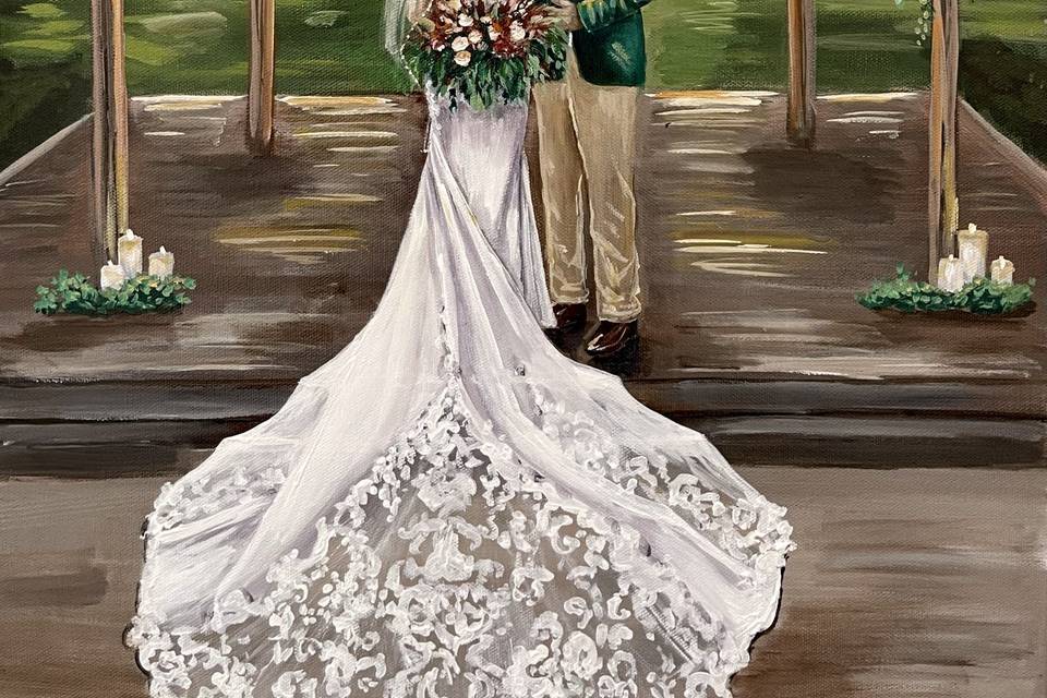 Posed Ceremony Painting