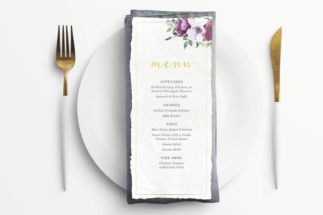 Dinner Menu