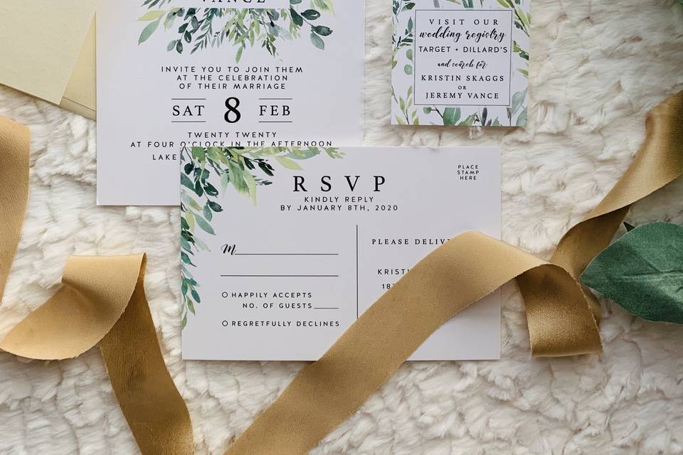 Invitation Suite - Eucalyptus