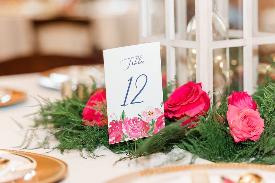 Table 12 - Reception