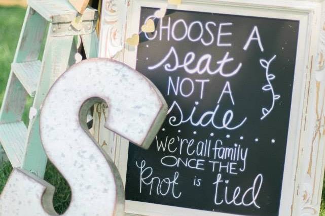 The big letters