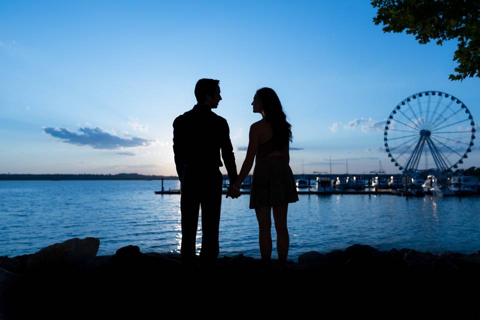National Harbor hand in hand