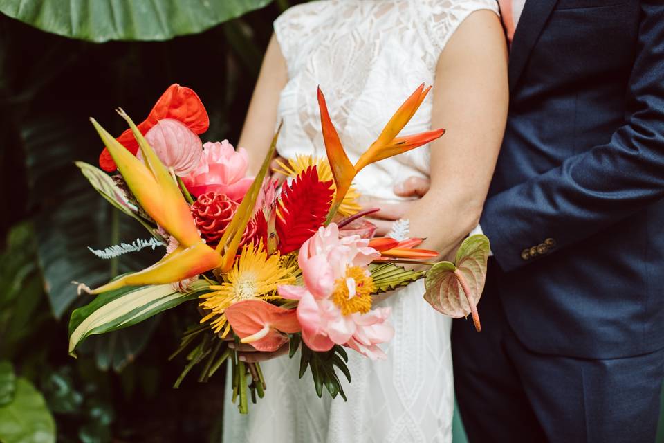 Colorful Bridal Bouquet