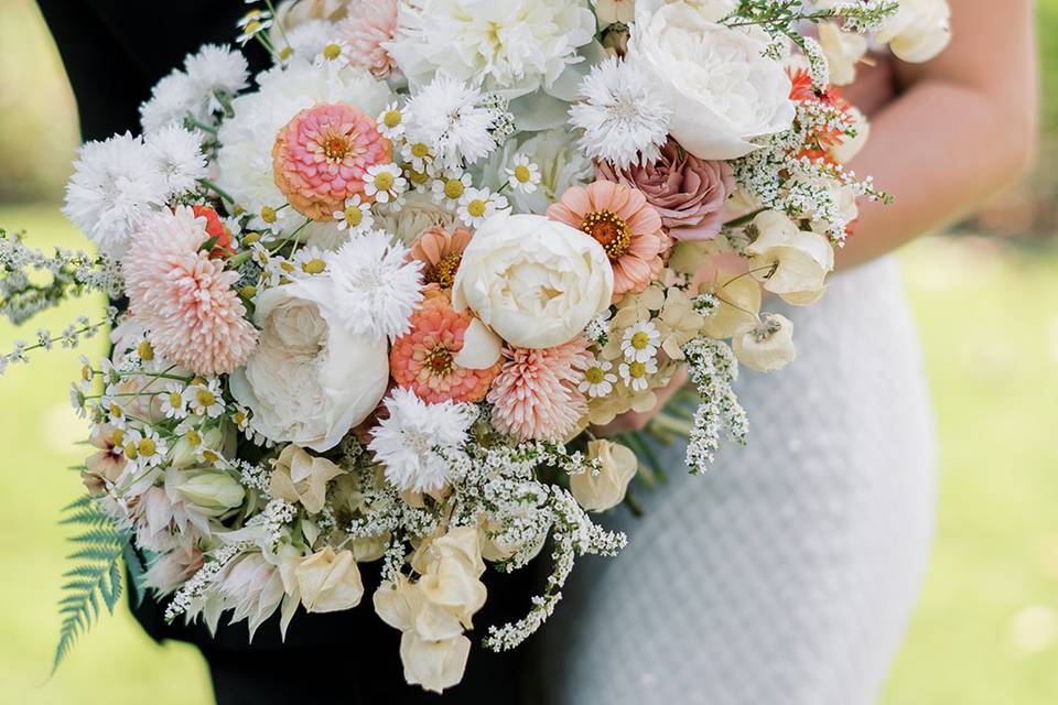 Meagan's bridal bouquet