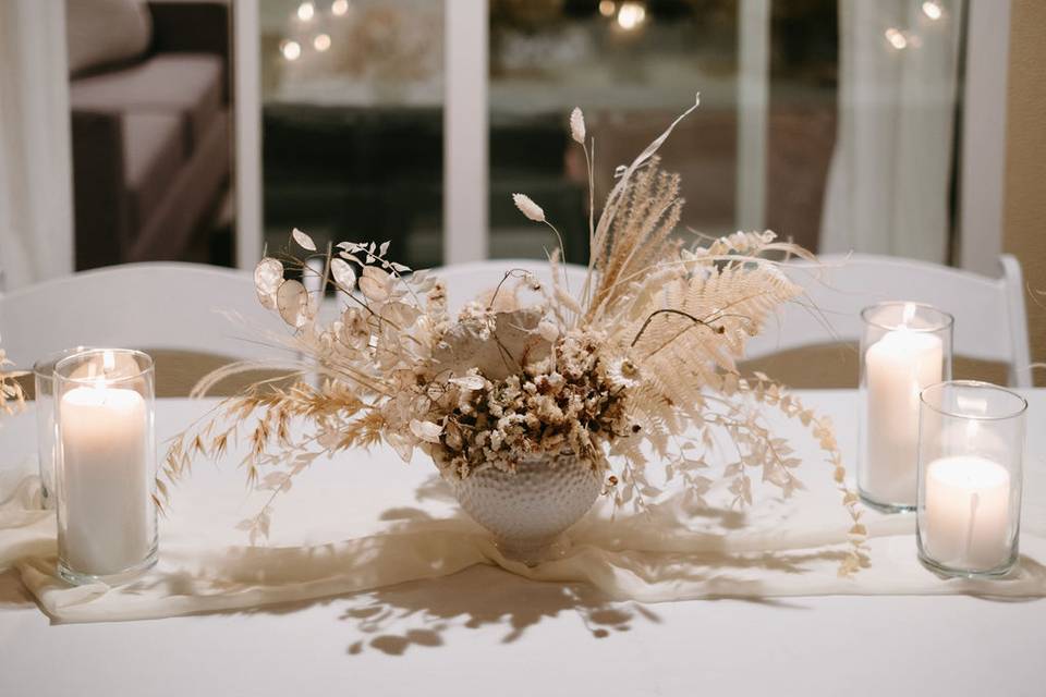 Dried centerpieces