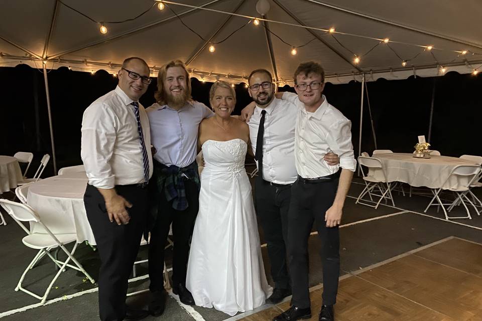 My band played MY wedding