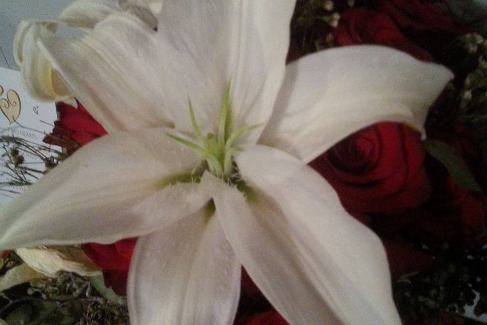 Flower in the bridal bouquet