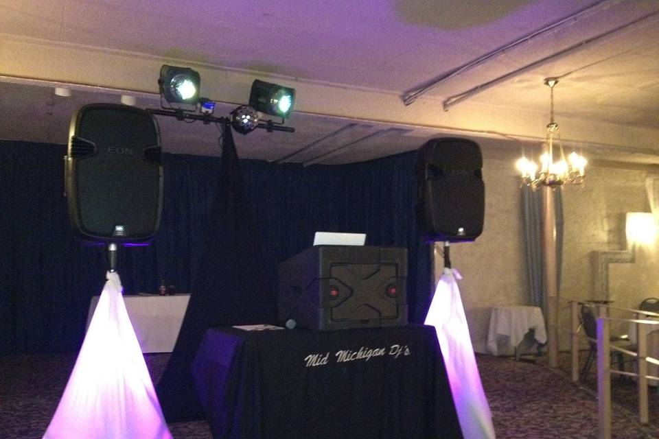 DJ setup