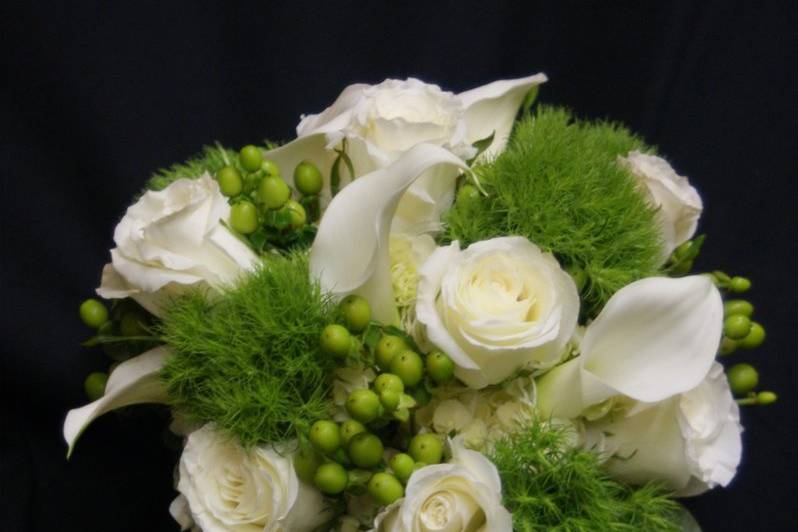 Light colored bouquet