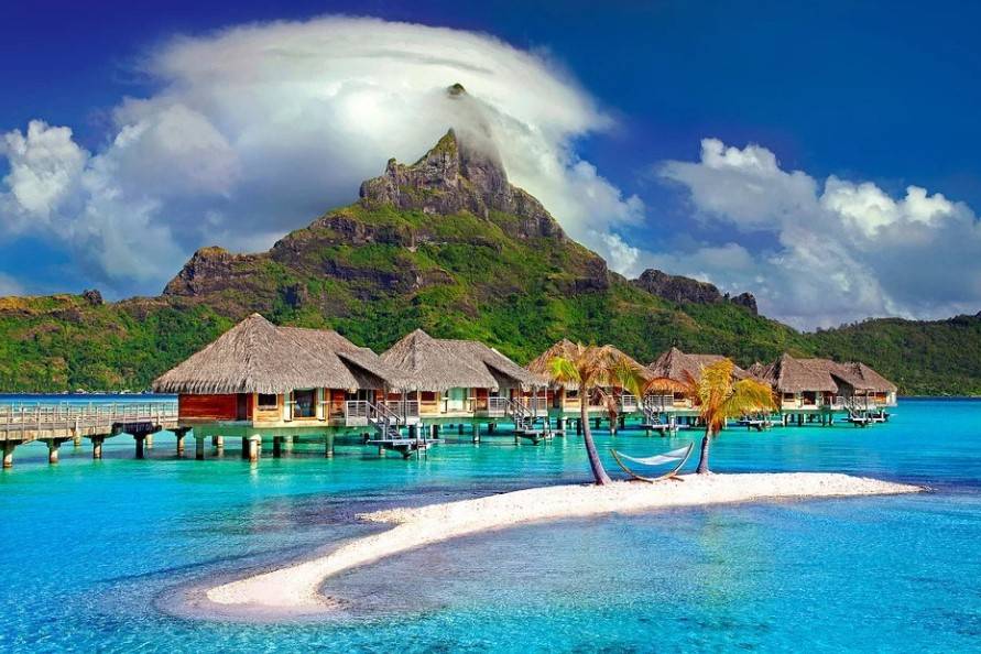 Over water bungalows