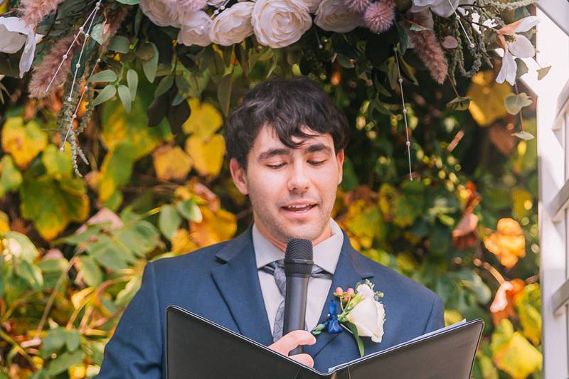 Back Yard Wedding, Ashland, MA