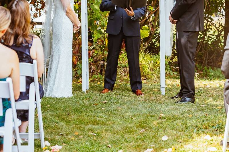 Back Yard Wedding, Ashland, MA