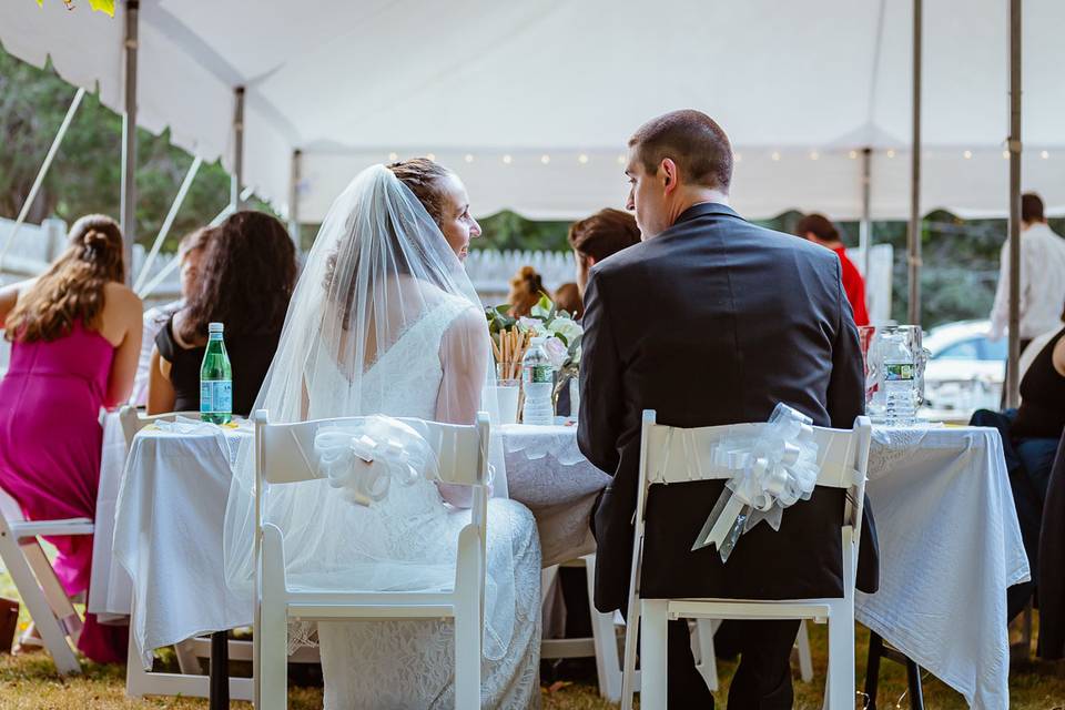 Back Yard Wedding, Ashland, MA