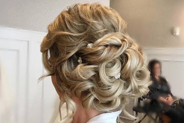 Bridal updo
